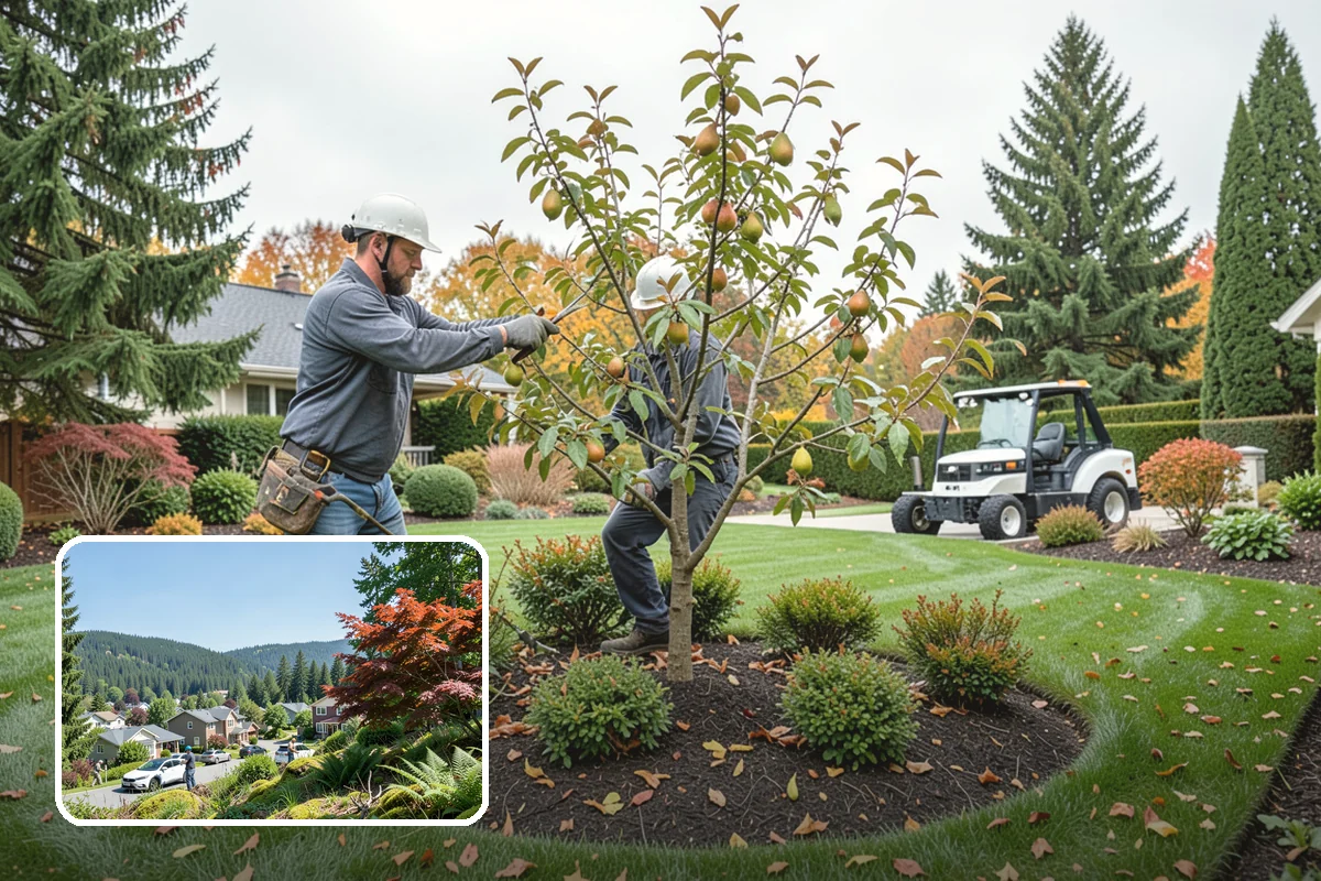 Cherry Tree Pruning in Index, Snohomish County, WA - Better light and air to reduce disease