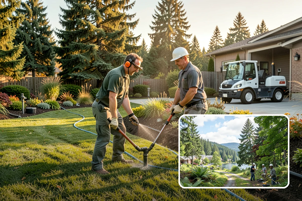 Cherry Tree Pruning in Lake Forest Park, King County, WA - Better light and air to reduce disease