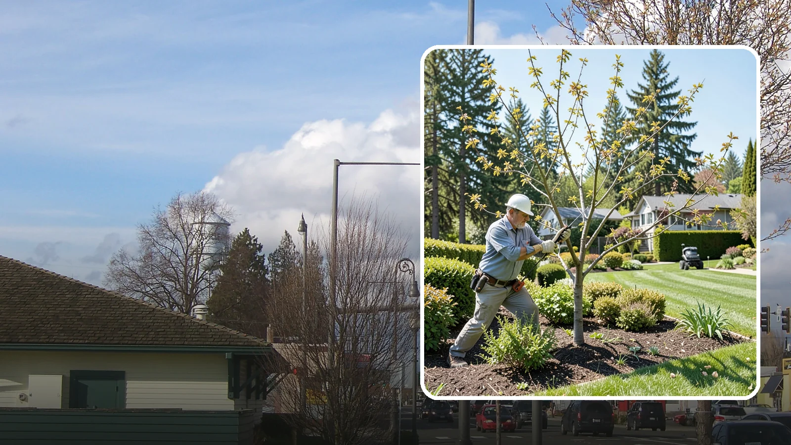 Cherry Tree Pruning in Marysville, Snohomish County, WA - Pruning for ornamental and fruiting cherries that protects health and encourages bloom.