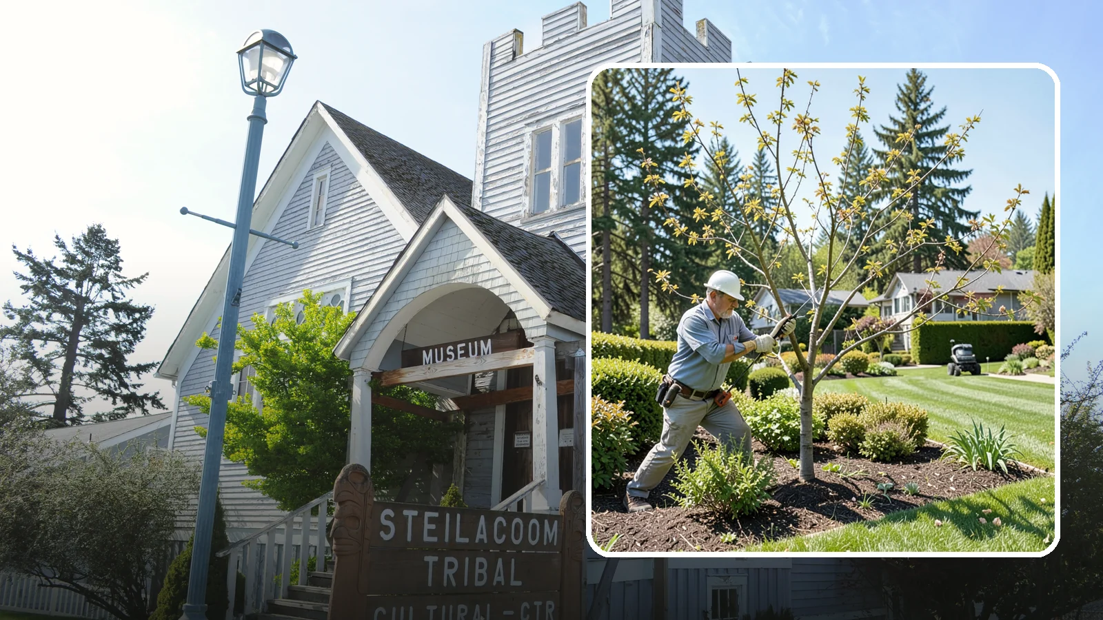 Cherry Tree Pruning in Steilacoom, Pierce County, WA - Pruning for ornamental and fruiting cherries that protects health and encourages bloom.
