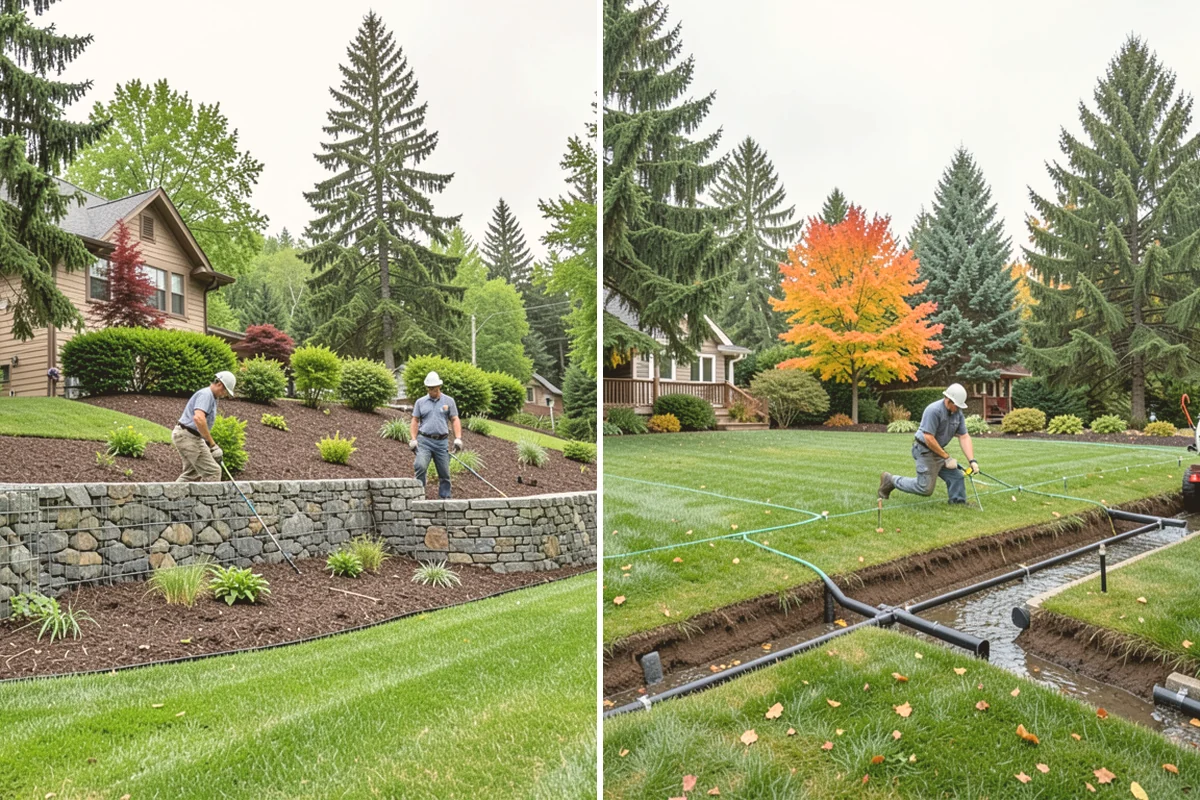 Cobble Installation in Algona, King County, WA - Excavate and shape the channel or bed with proper grade for flow