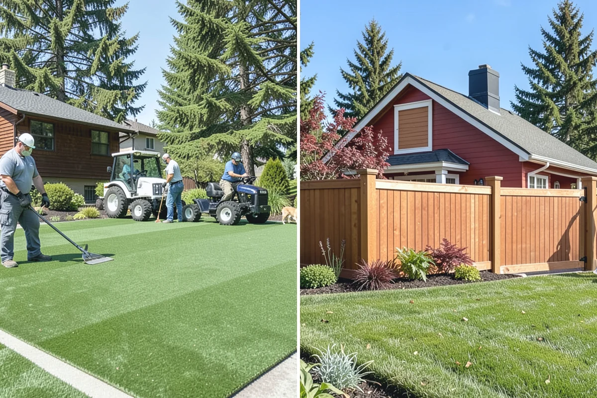 Cobble Installation in Auburn, King County, WA - Excavate and shape the channel or bed with proper grade for flow