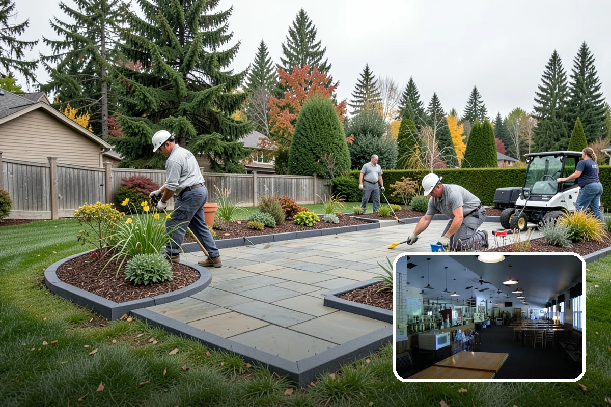 Cobble Installation in Black Diamond, King County, WA - Handles concentrated water flow in swales and creek beds