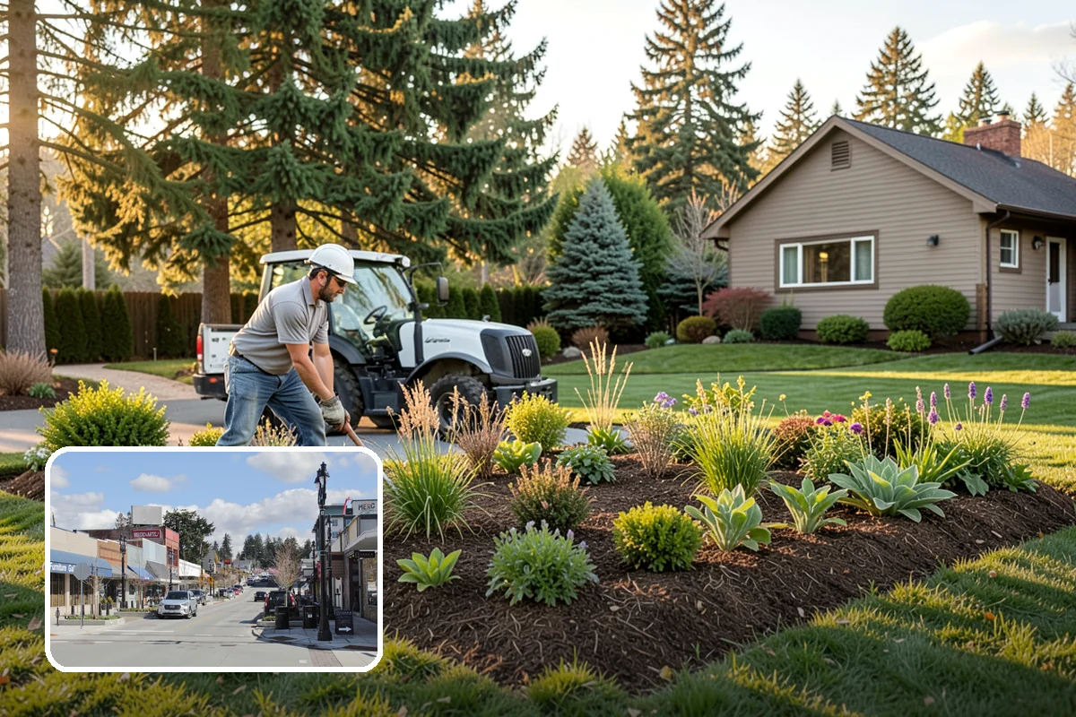 Cobble Installation in Bothell, King County, WA - Handles concentrated water flow in swales and creek beds