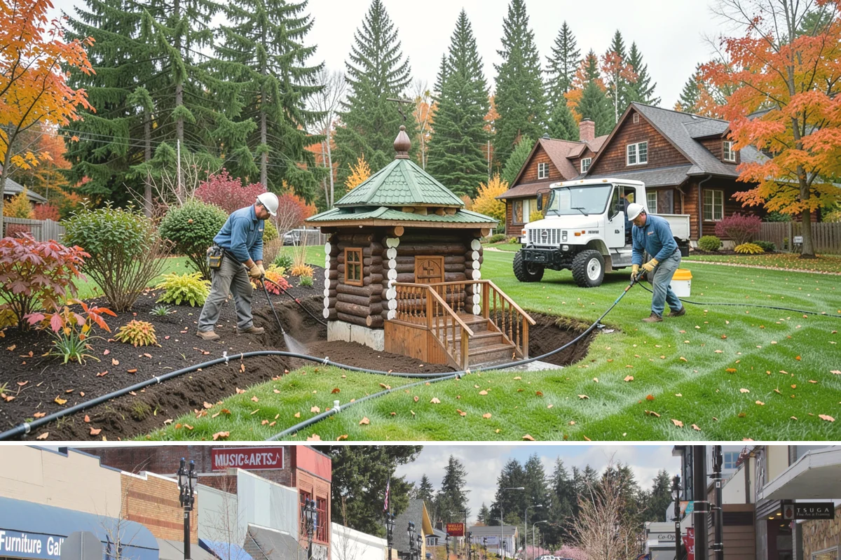 Cobble Installation in Bothell, King County, WA - Cobble projects go smoothest in the drier summer window when creek beds and swales can be excavated and shaped without working in...
