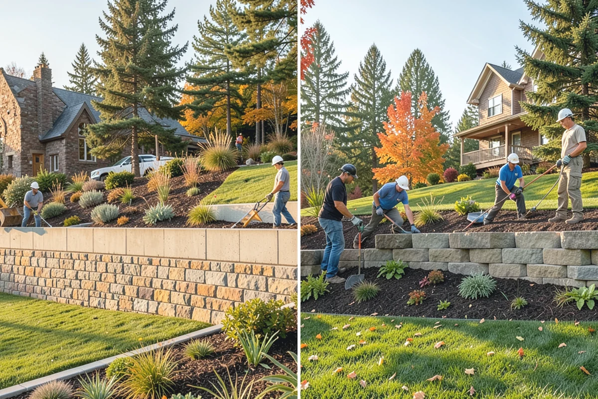 Cobble Installation in Buckley, Pierce County, WA - Excavate and shape the channel or bed with proper grade for flow