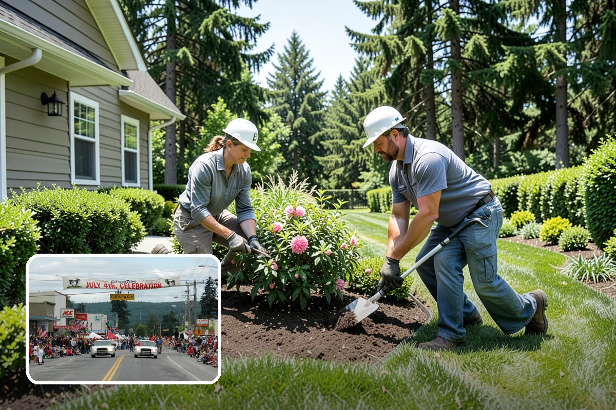 Cobble Installation in Carnation, King County, WA - Handles concentrated water flow in swales and creek beds