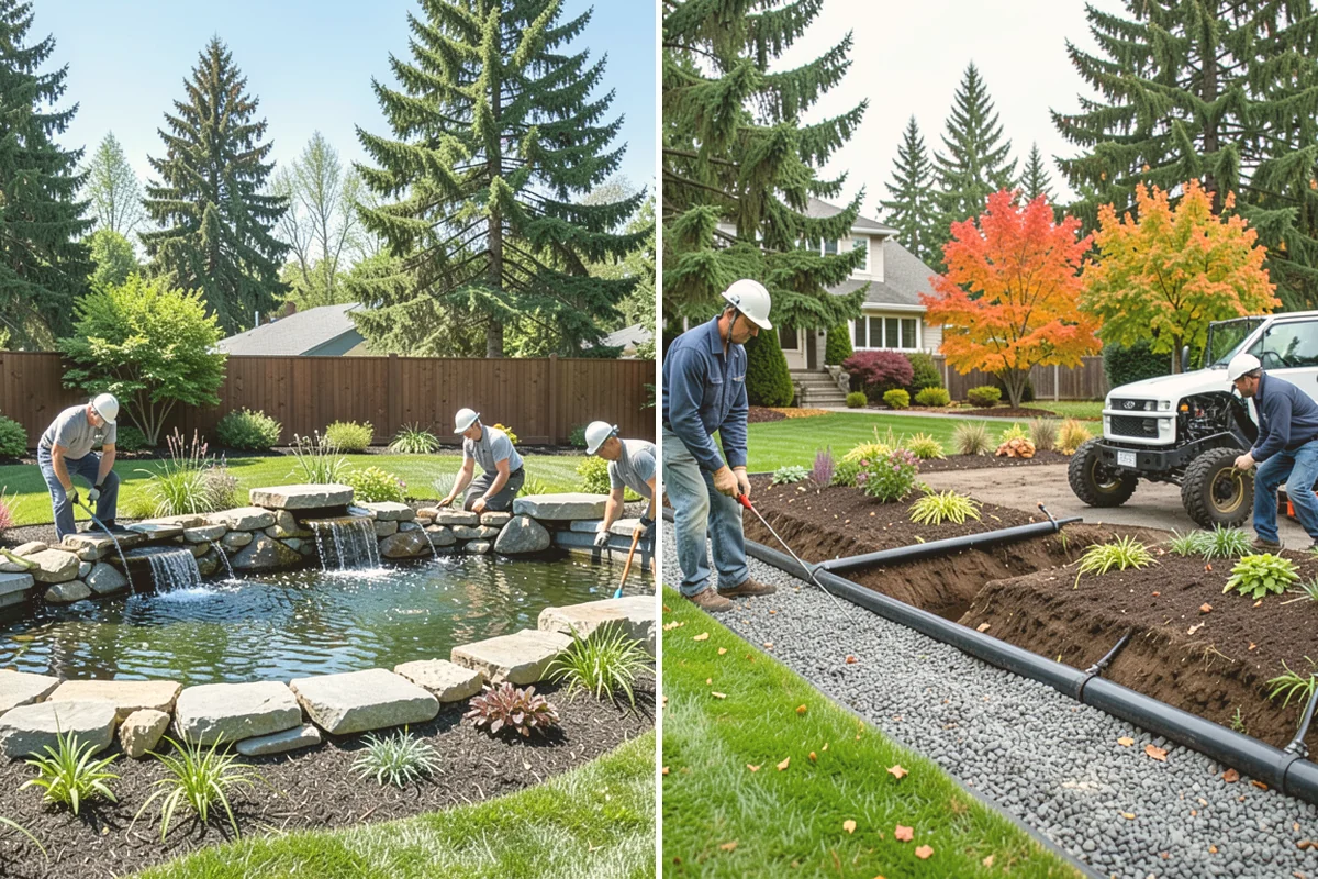 Cobble Installation in Edmonds, Snohomish County, WA - Excavate and shape the channel or bed with proper grade for flow