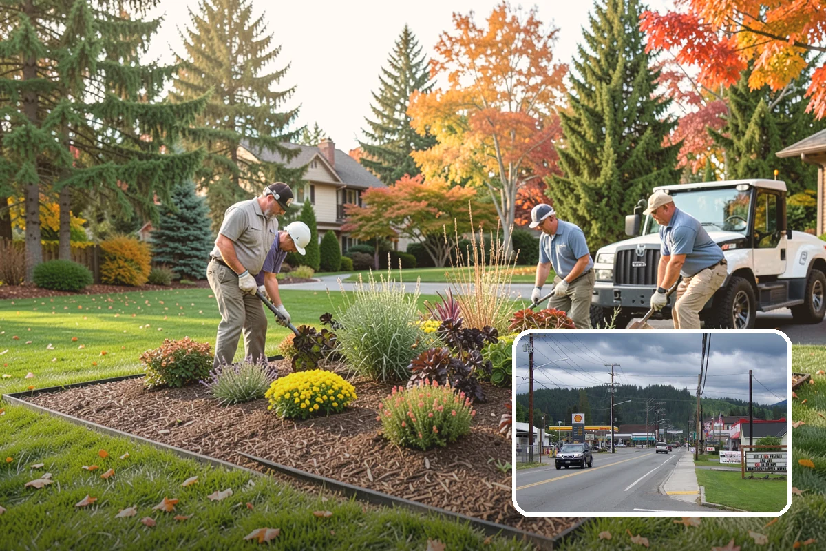 Cobble Installation in Granite Falls, Snohomish County, WA - Handles concentrated water flow in swales and creek beds