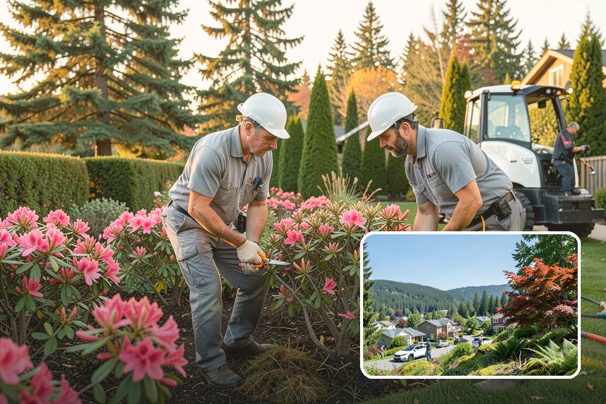 Cobble Installation in Index, Snohomish County, WA - Handles concentrated water flow in swales and creek beds