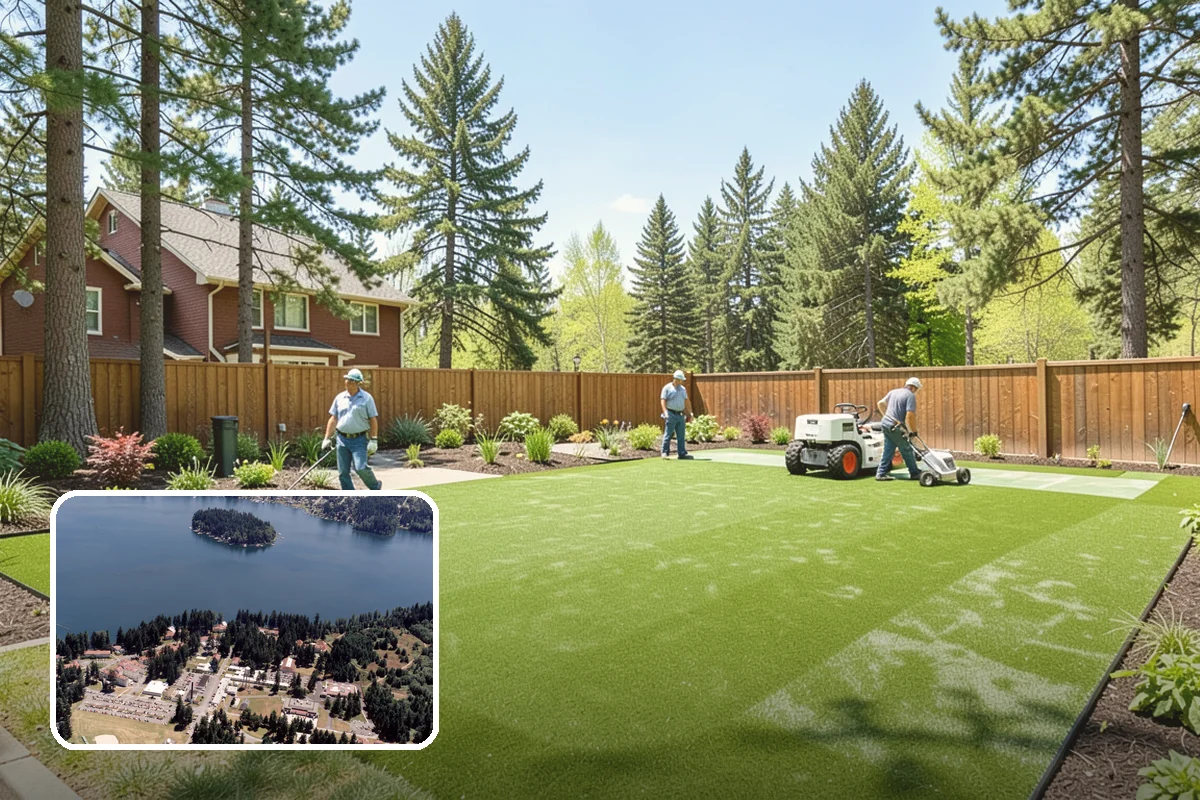 Cobble Installation in Lakewood, Pierce County, WA - Handles concentrated water flow in swales and creek beds
