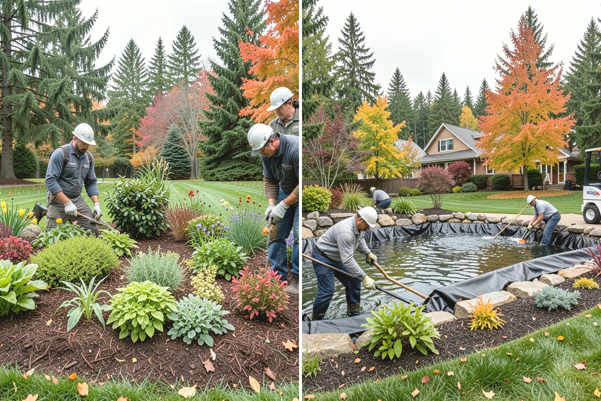Cobble Installation in Mercer Island, King County, WA - Excavate and shape the channel or bed with proper grade for flow