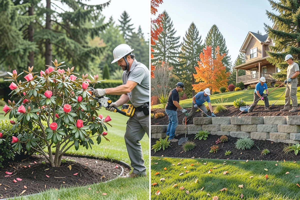 Cobble Installation in Redmond, King County, WA - Excavate and shape the channel or bed with proper grade for flow