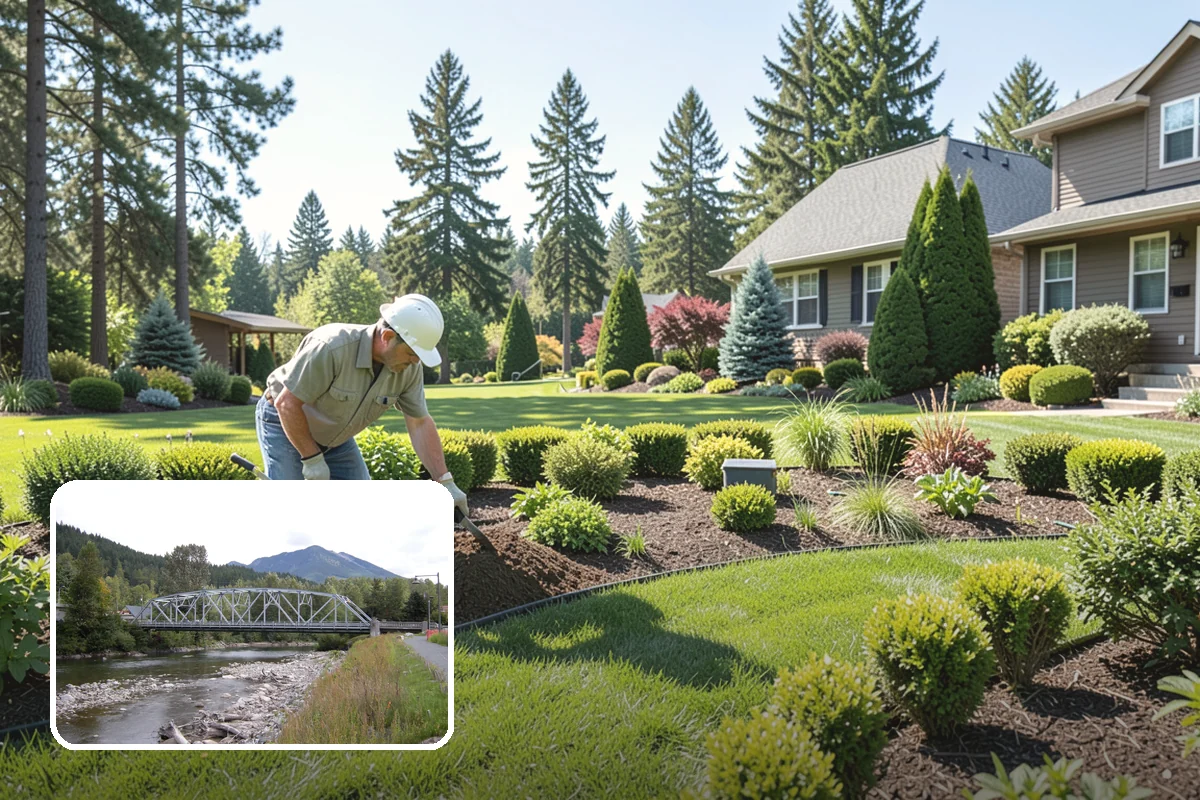 Cobble Installation in Skykomish, King County, WA - Handles concentrated water flow in swales and creek beds