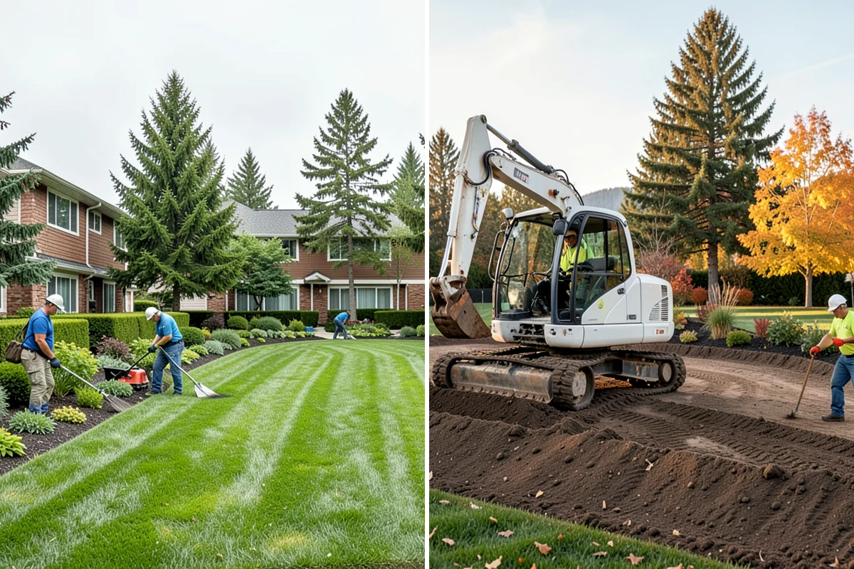 Cobble Installation in Snoqualmie, King County, WA - Excavate and shape the channel or bed with proper grade for flow
