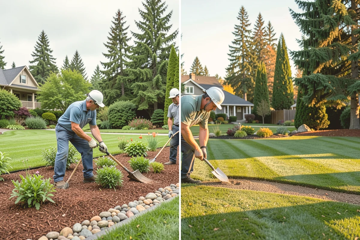 Cobble Installation in Stanwood, Snohomish County, WA - Excavate and shape the channel or bed with proper grade for flow