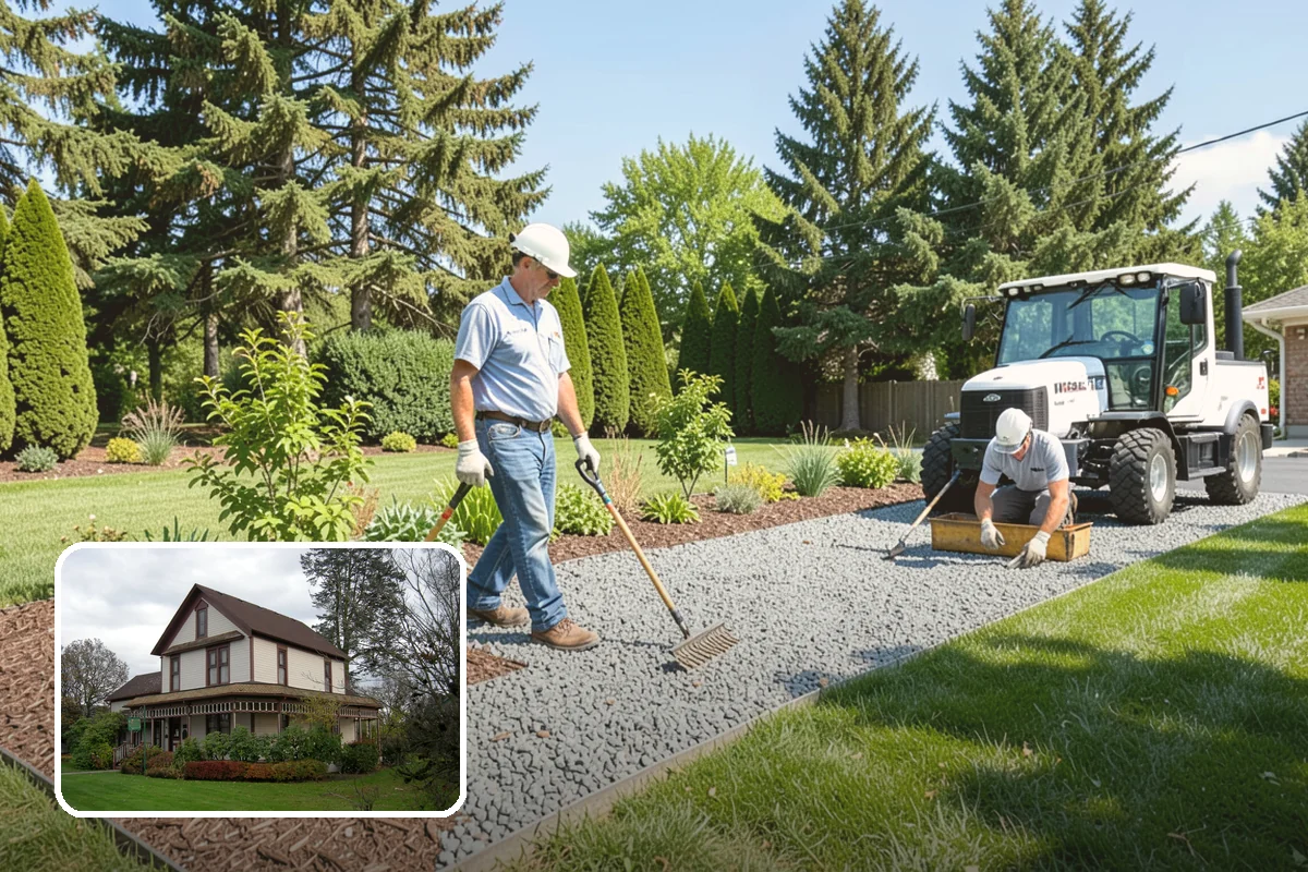 Cobble Installation in Sumner, Pierce County, WA - Handles concentrated water flow in swales and creek beds