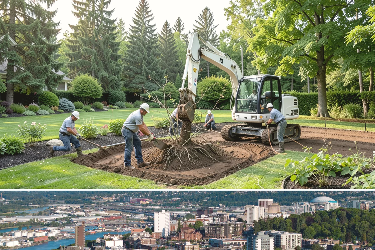 Cobble Installation in Tacoma, Pierce County, WA - Cobble projects go smoothest in the drier summer window when creek beds and swales can be excavated and shaped without working in...