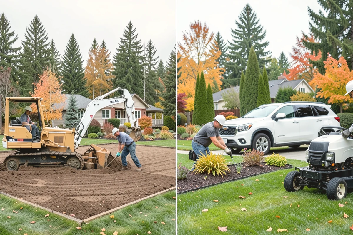 Cobble Installation in Tukwila, King County, WA - Excavate and shape the channel or bed with proper grade for flow