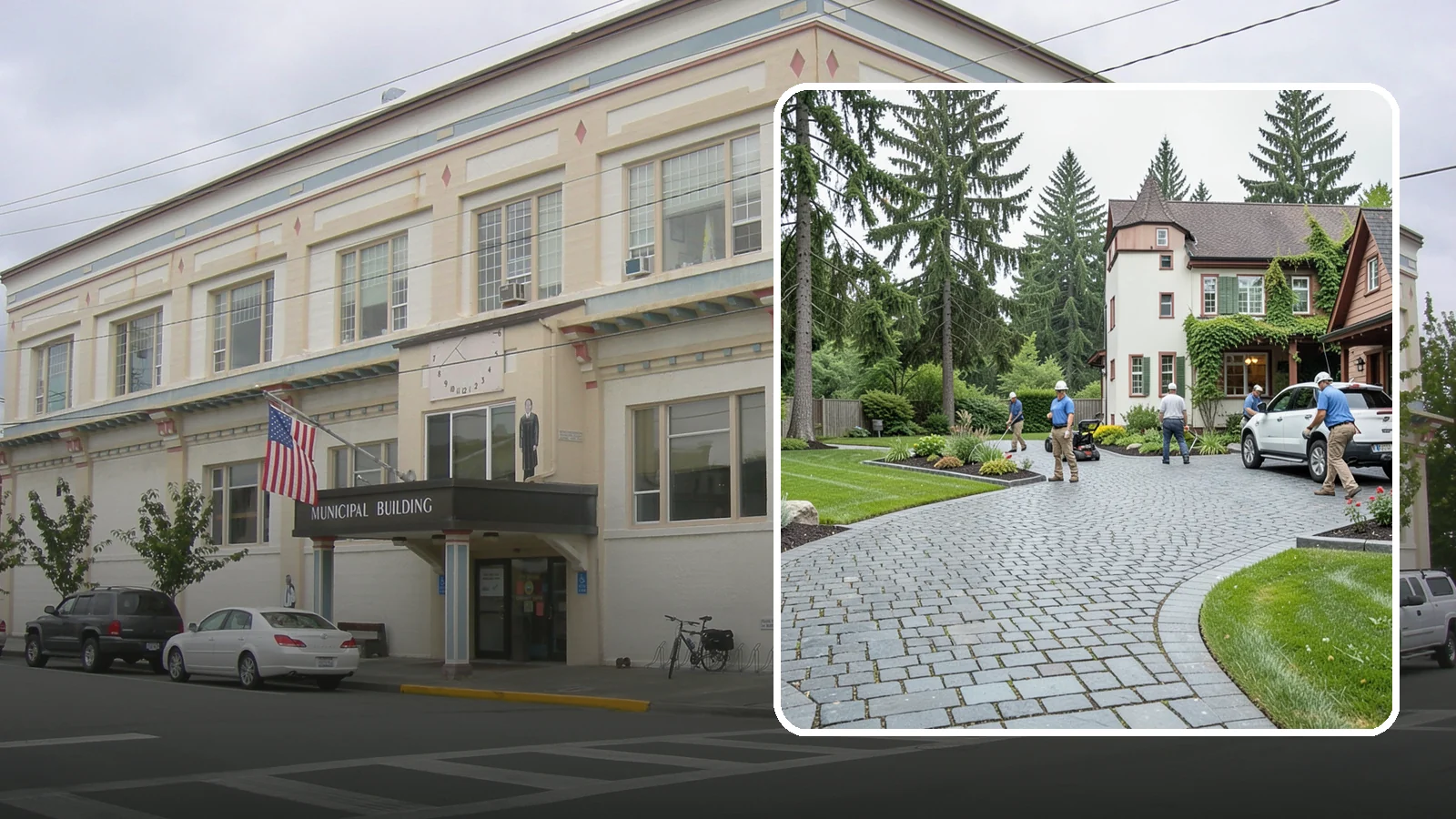 Cobblestone Installation in Anacortes, Skagit County, WA - Rugged granite or basalt cobblestones set for old-world driveways, borders, and accents that endure decades of Northwest weather.