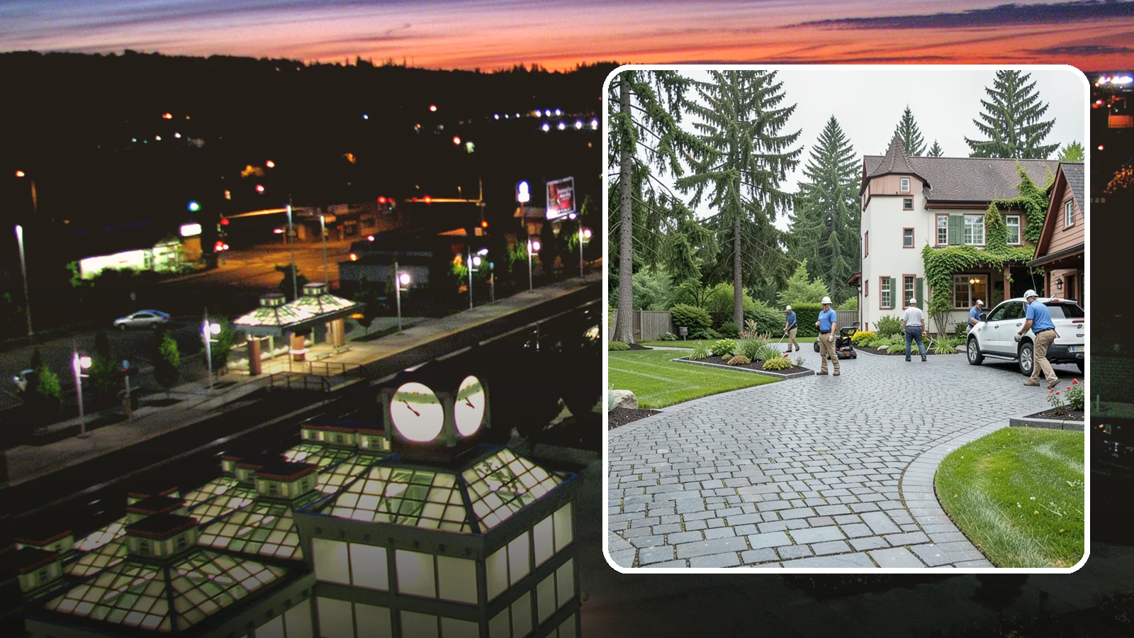 Cobblestone Installation in Auburn, King County, WA - Rugged granite or basalt cobblestones set for old-world driveways, borders, and accents that endure decades of Northwest weather.