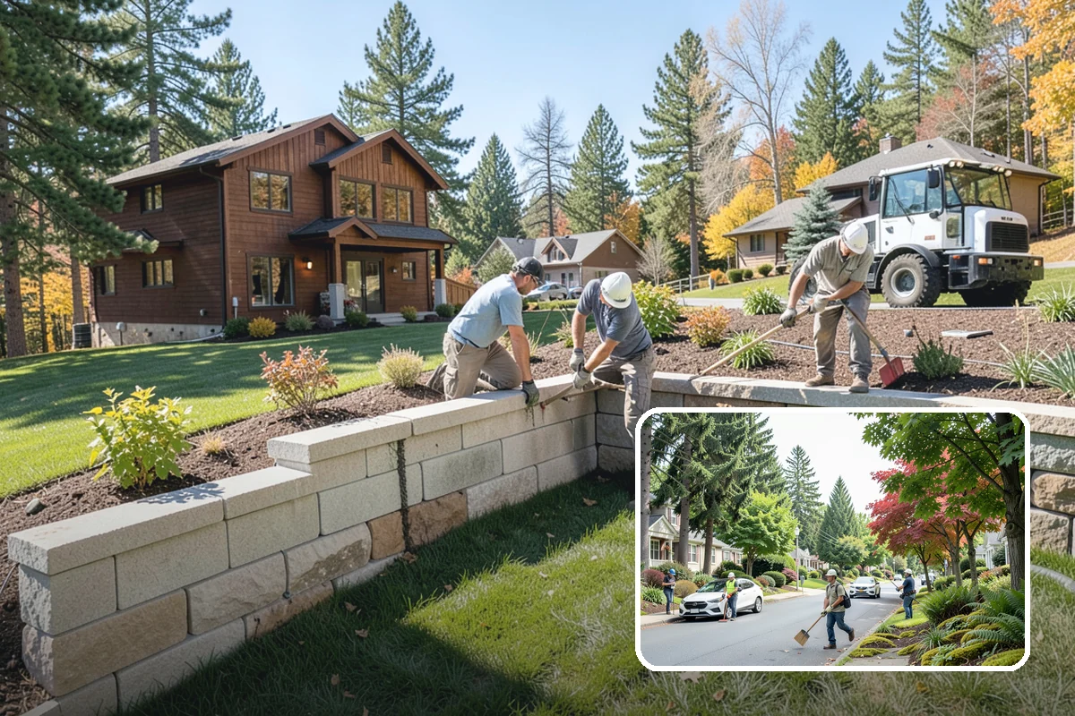 Cobblestone Installation in Beaux Arts Village, King County, WA - Exceptional durability that lasts for generations