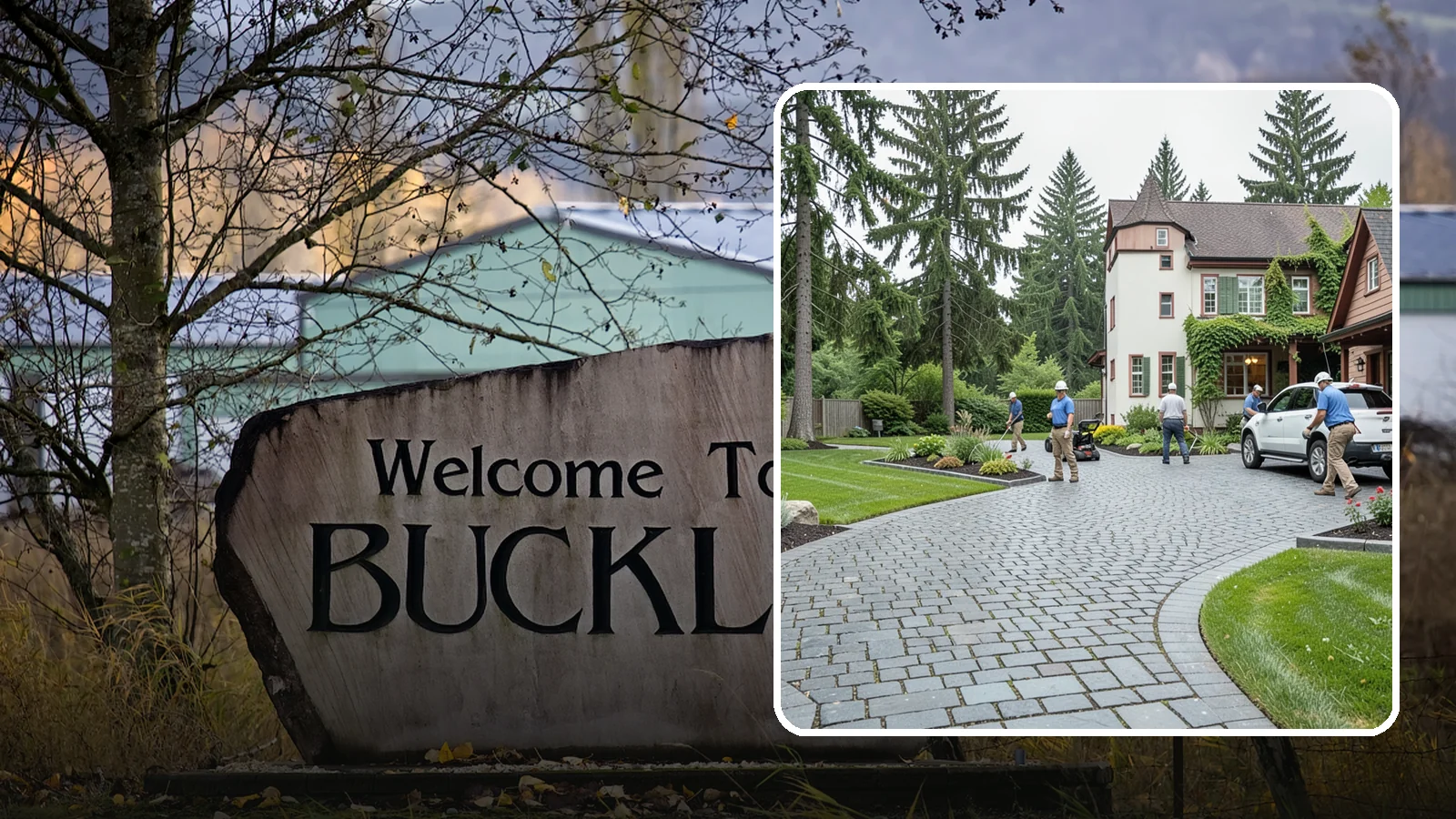 Cobblestone Installation in Buckley, Pierce County, WA - Rugged granite or basalt cobblestones set for old-world driveways, borders, and accents that endure decades of Northwest weather.