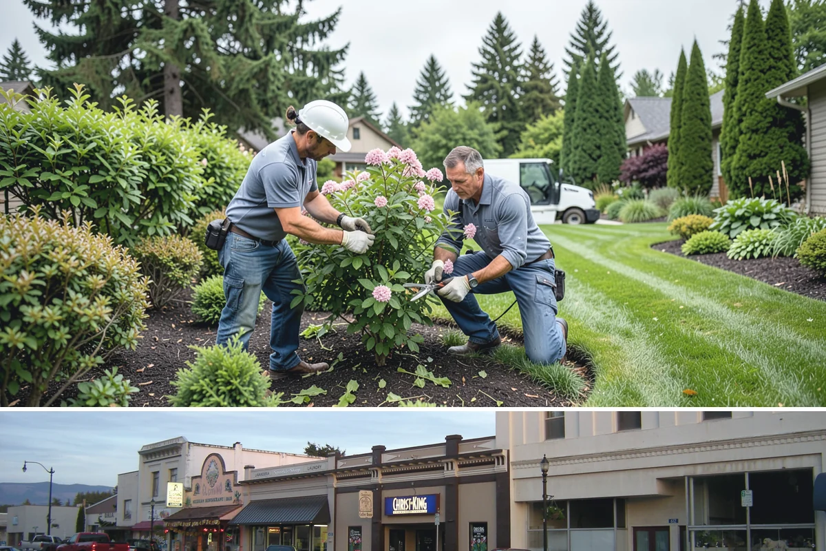 Cobblestone Installation in Burlington, Skagit County, WA - Best laid spring through fall so joints set before winter, though mortared cobble aprons can be built in drier cold-weather...