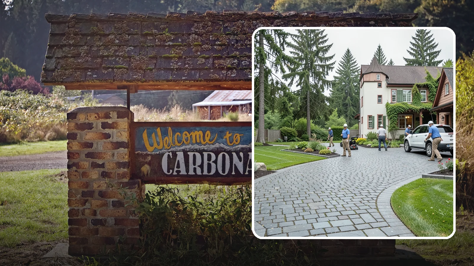 Cobblestone Installation in Carbonado, Pierce County, WA - Rugged granite or basalt cobblestones set for old-world driveways, borders, and accents that endure decades of Northwest weather.