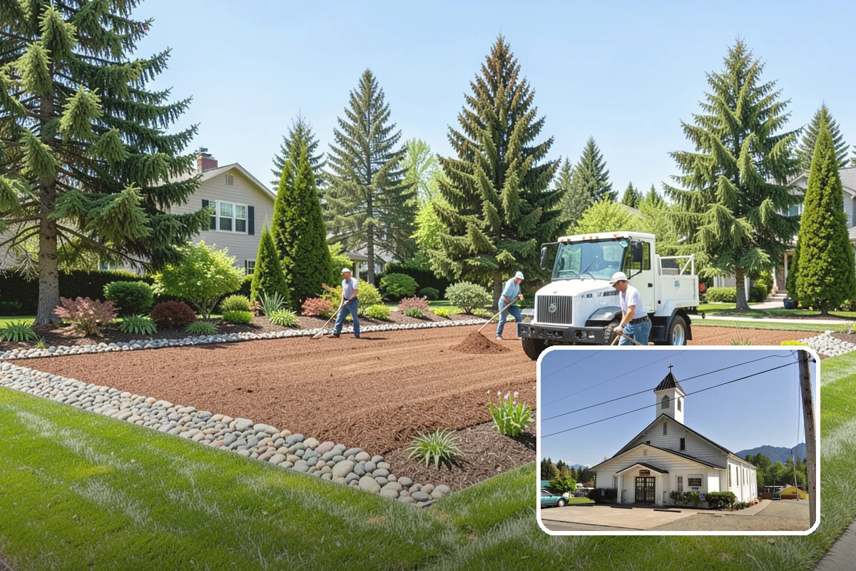 Cobblestone Installation in Concrete, Skagit County, WA - Exceptional durability that lasts for generations