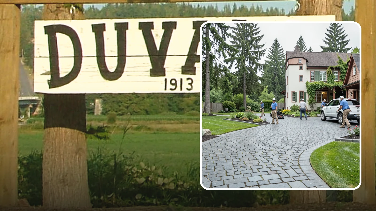 Cobblestone Installation in Duvall, King County, WA - Rugged granite or basalt cobblestones set for old-world driveways, borders, and accents that endure decades of Northwest weather.