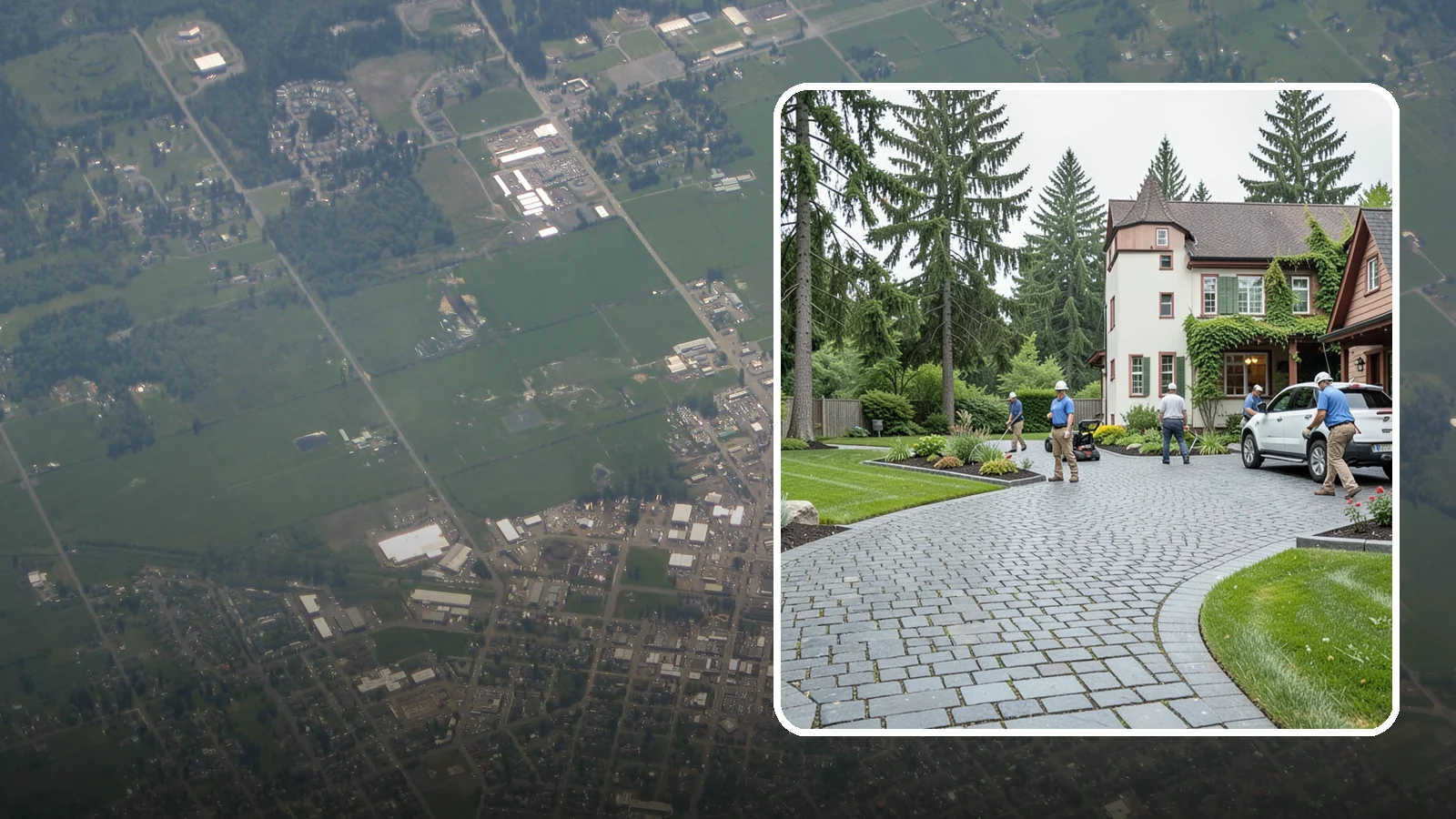 Cobblestone Installation in Enumclaw, King County, WA - Rugged granite or basalt cobblestones set for old-world driveways, borders, and accents that endure decades of Northwest weather.