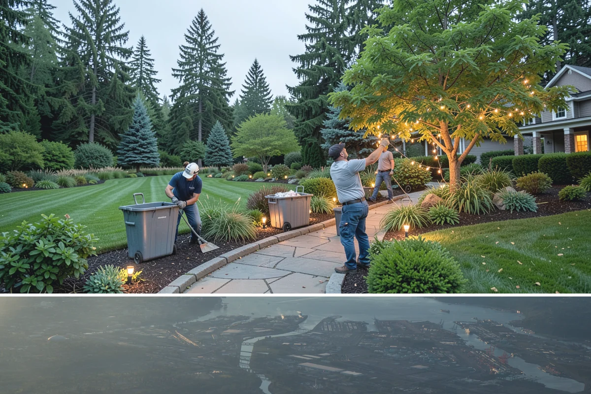 Cobblestone Installation in Fife, Pierce County, WA - Best laid spring through fall so joints set before winter, though mortared cobble aprons can be built in drier cold-weather...
