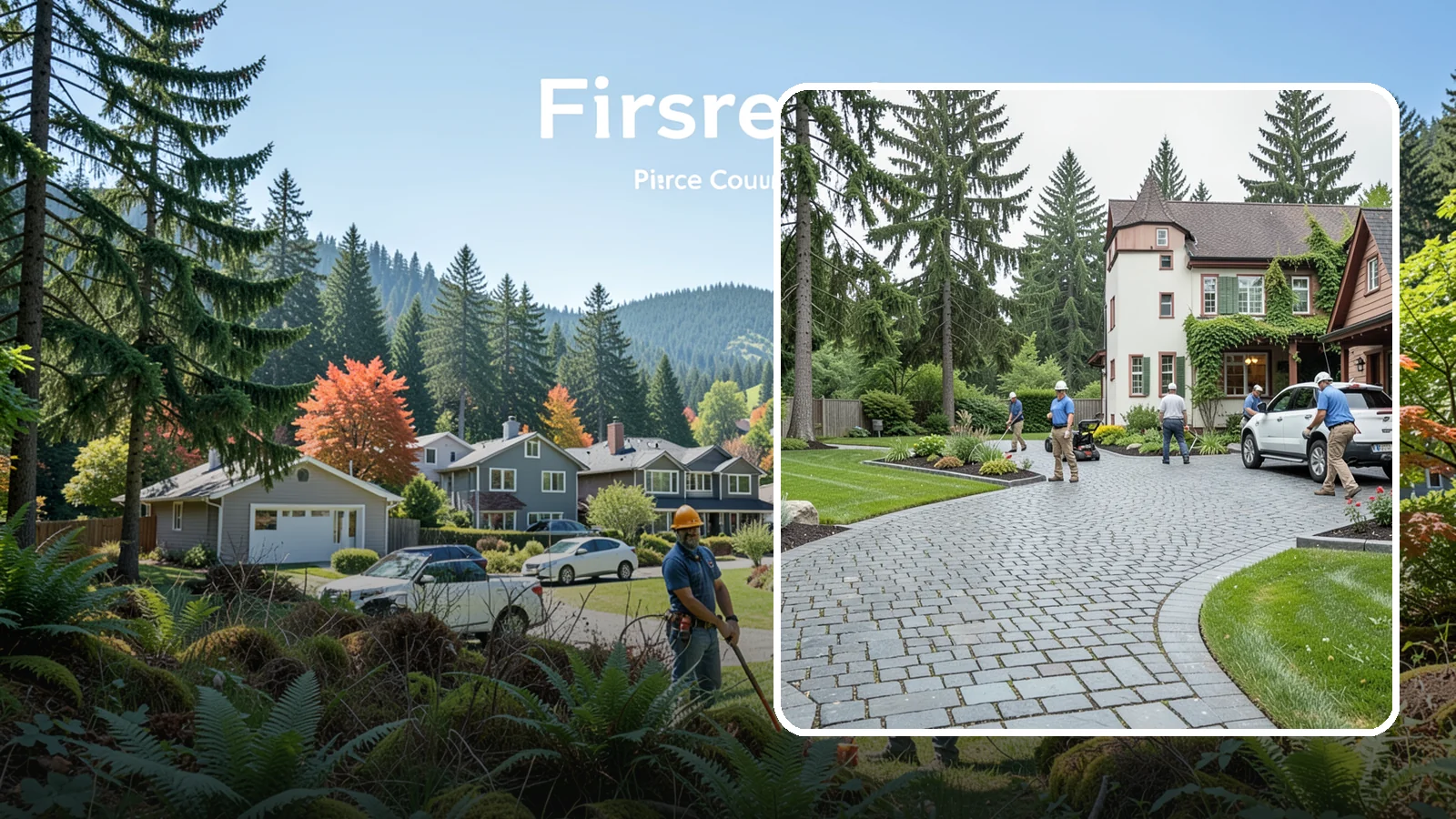 Cobblestone Installation in Fircrest, Pierce County, WA - Rugged granite or basalt cobblestones set for old-world driveways, borders, and accents that endure decades of Northwest weather.