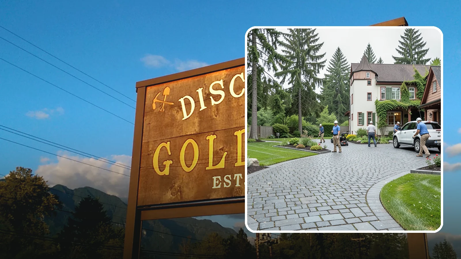 Cobblestone Installation in Gold Bar, Snohomish County, WA - Rugged granite or basalt cobblestones set for old-world driveways, borders, and accents that endure decades of Northwest weather.