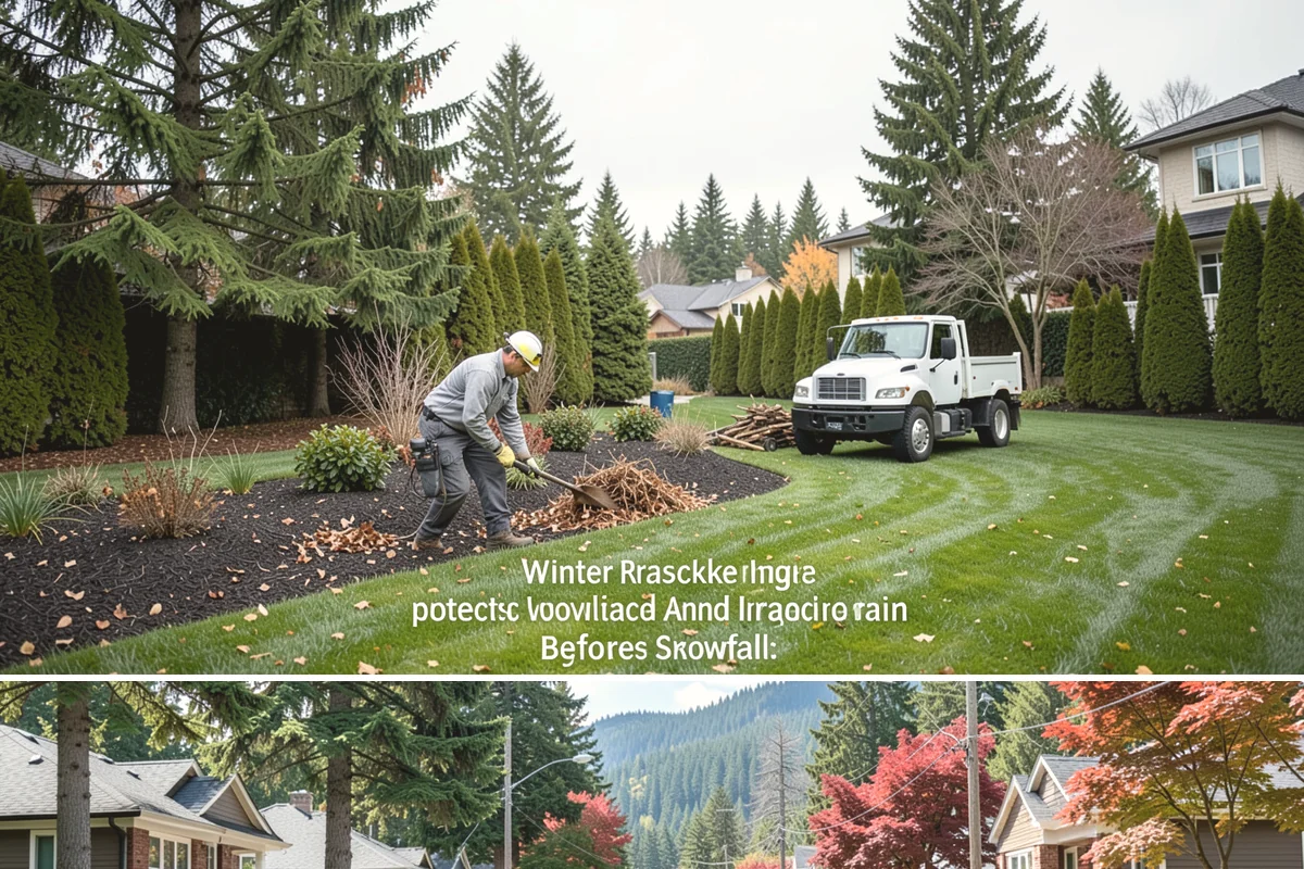 Cobblestone Installation in Hunts Point, King County, WA - Best laid spring through fall so joints set before winter, though mortared cobble aprons can be built in drier cold-weather...