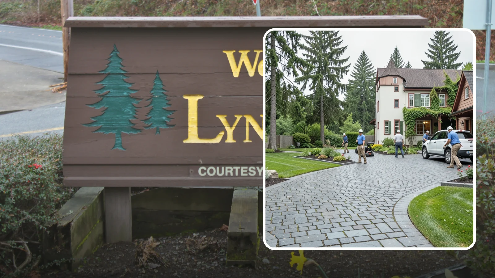 Cobblestone Installation in Lynnwood, Snohomish County, WA - Rugged granite or basalt cobblestones set for old-world driveways, borders, and accents that endure decades of Northwest weather.