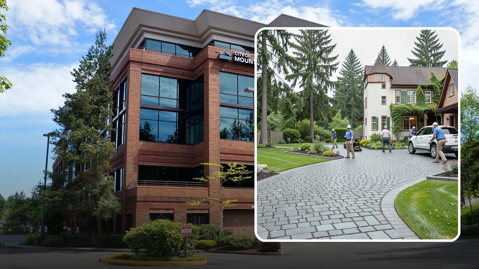 Cobblestone Installation in Mountlake Terrace, Snohomish County, WA - Rugged granite or basalt cobblestones set for old-world driveways, borders, and accents that endure decades of Northwest weather.