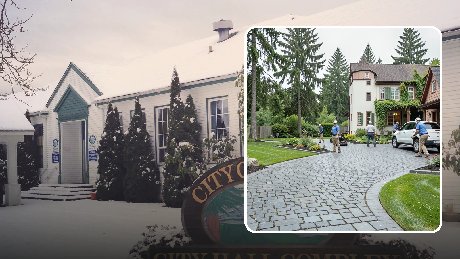 Cobblestone Installation in Pacific, King County, WA - Rugged granite or basalt cobblestones set for old-world driveways, borders, and accents that endure decades of Northwest weather.