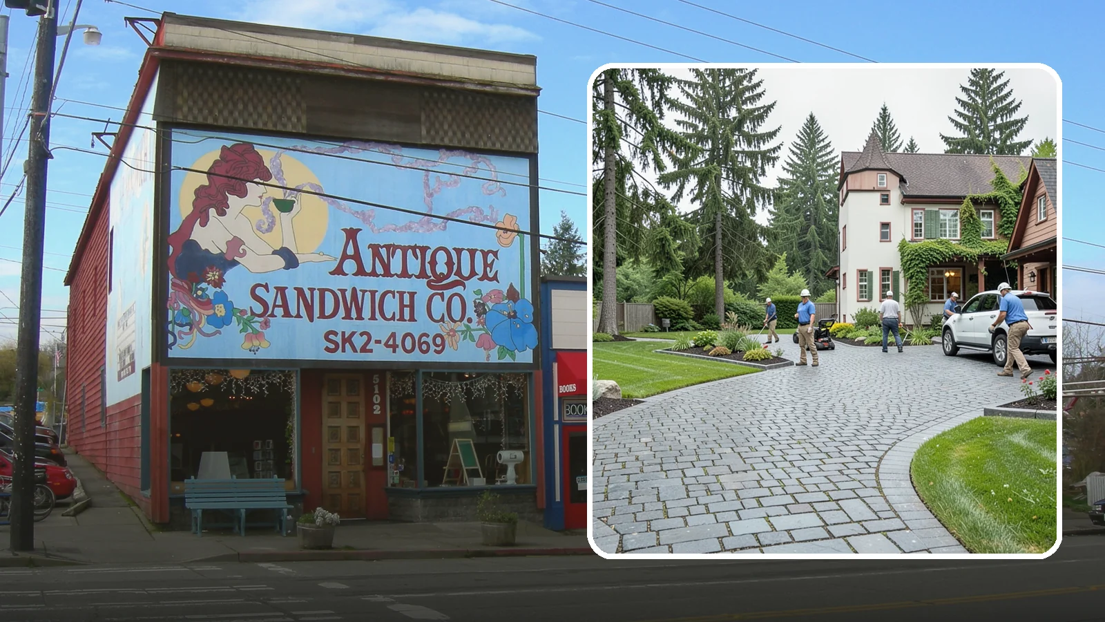 Cobblestone Installation in Ruston, Pierce County, WA - Rugged granite or basalt cobblestones set for old-world driveways, borders, and accents that endure decades of Northwest weather.