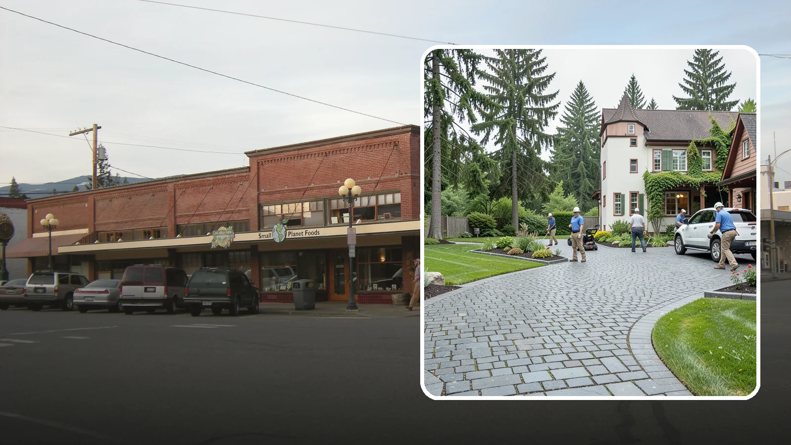 Cobblestone Installation in Sedro-Woolley, Skagit County, WA - Rugged granite or basalt cobblestones set for old-world driveways, borders, and accents that endure decades of Northwest weather.