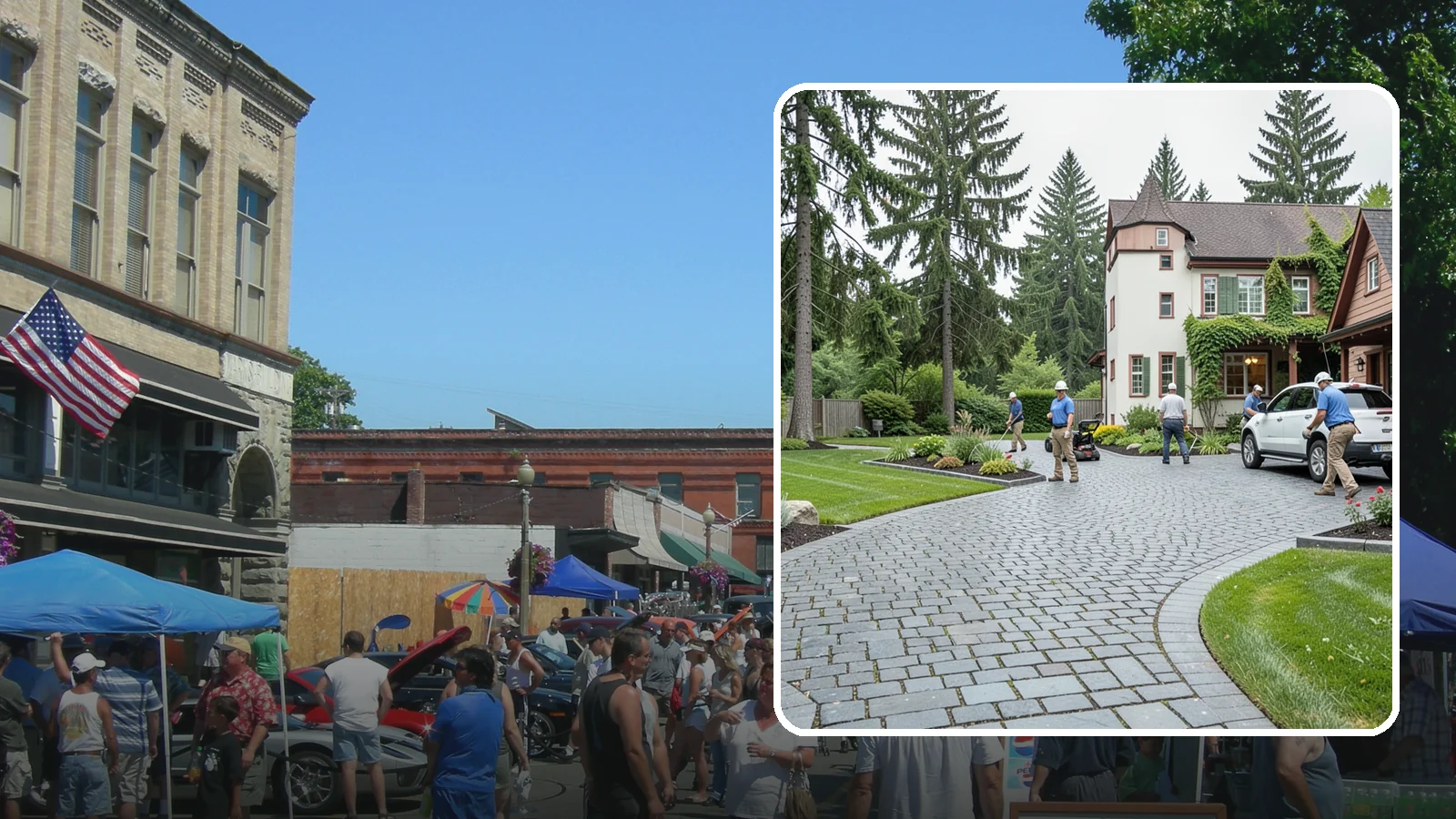 Cobblestone Installation in Snohomish, Snohomish County, WA - Rugged granite or basalt cobblestones set for old-world driveways, borders, and accents that endure decades of Northwest weather.