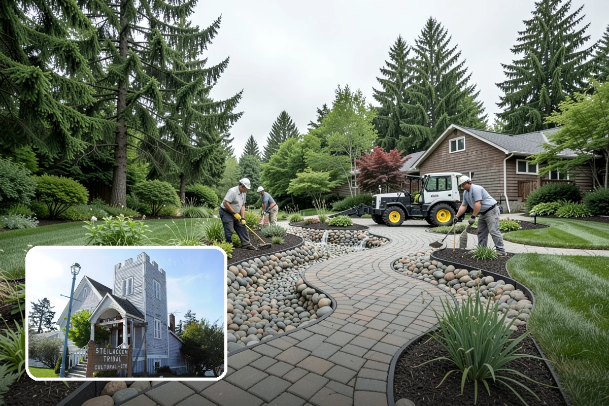 Cobblestone Installation in Steilacoom, Pierce County, WA - Exceptional durability that lasts for generations