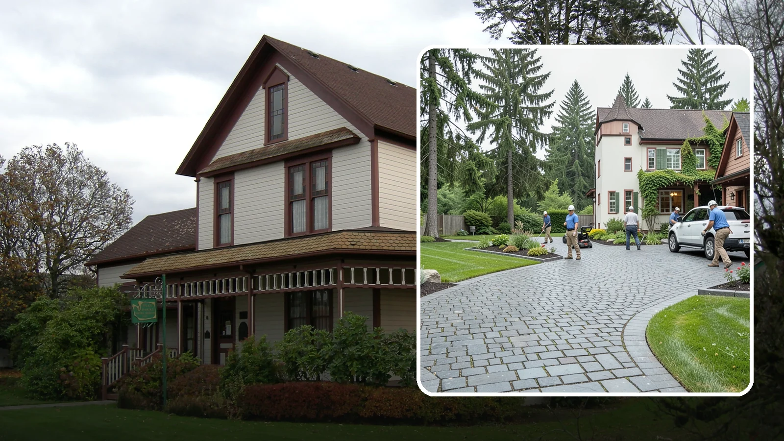 Cobblestone Installation in Sumner, Pierce County, WA - Rugged granite or basalt cobblestones set for old-world driveways, borders, and accents that endure decades of Northwest weather.