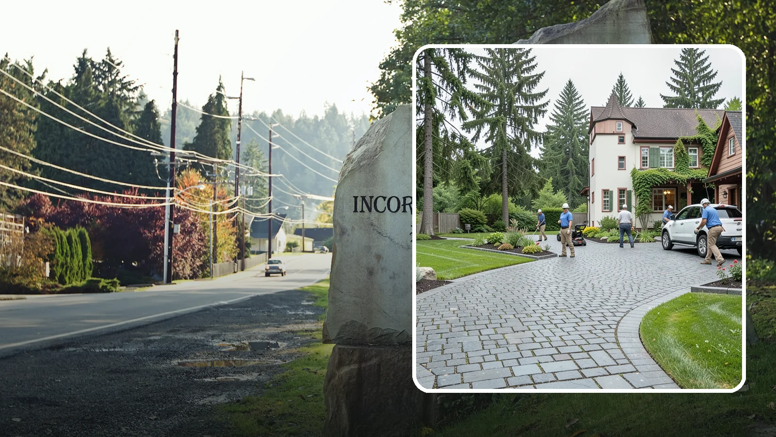 Cobblestone Installation in Wilkeson, Pierce County, WA - Rugged granite or basalt cobblestones set for old-world driveways, borders, and accents that endure decades of Northwest weather.