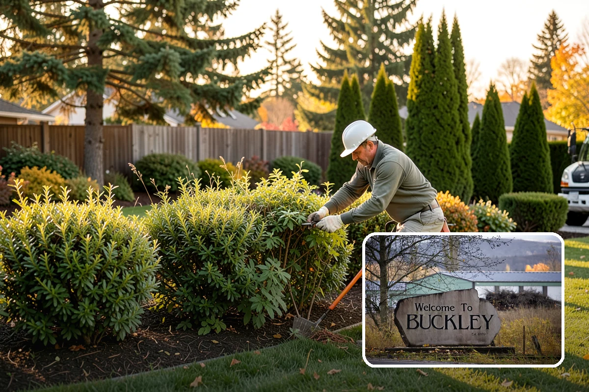 Commercial Artificial Turf in Buckley, Pierce County, WA - Green grounds with no maintenance budget