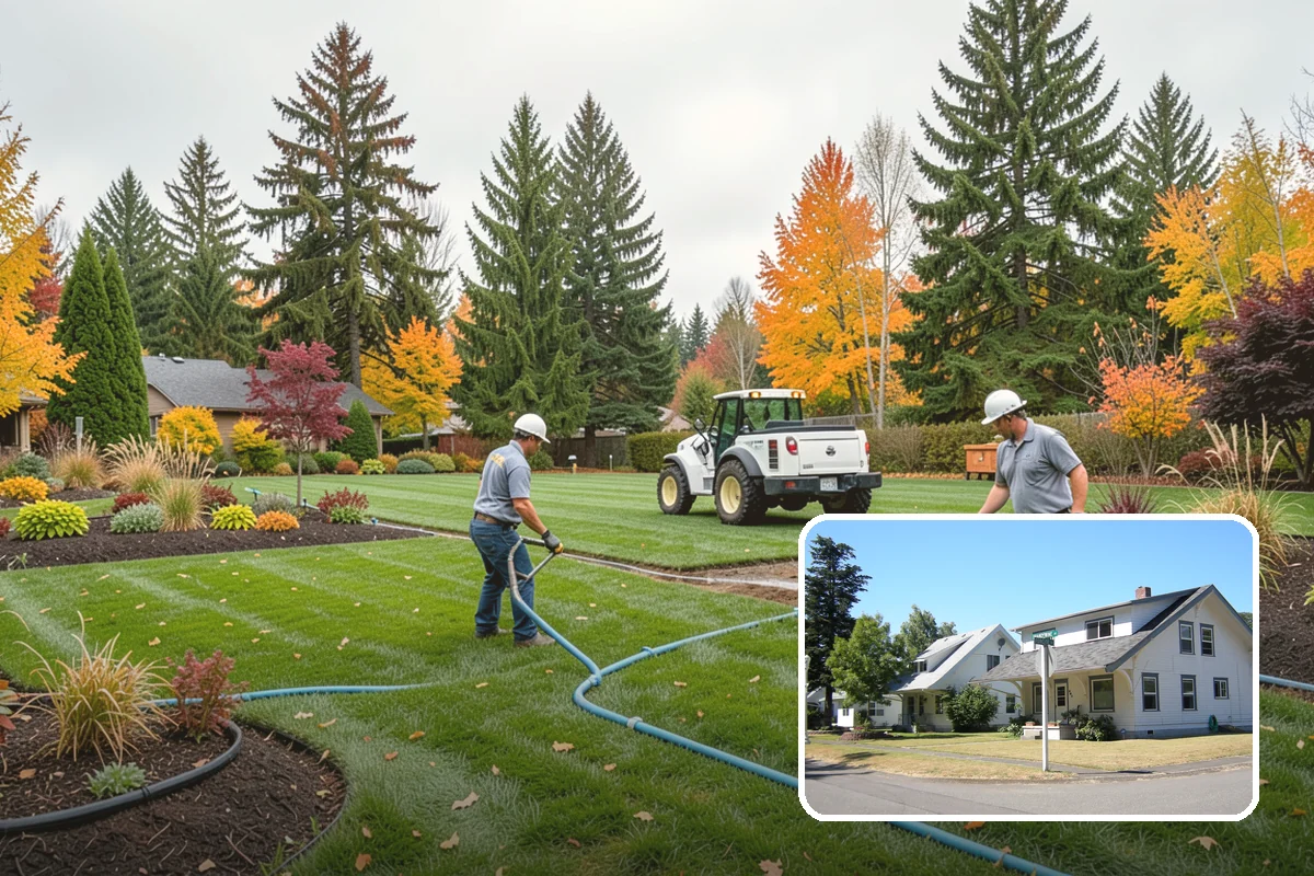 Commercial Artificial Turf in DuPont, Pierce County, WA - Green grounds with no maintenance budget