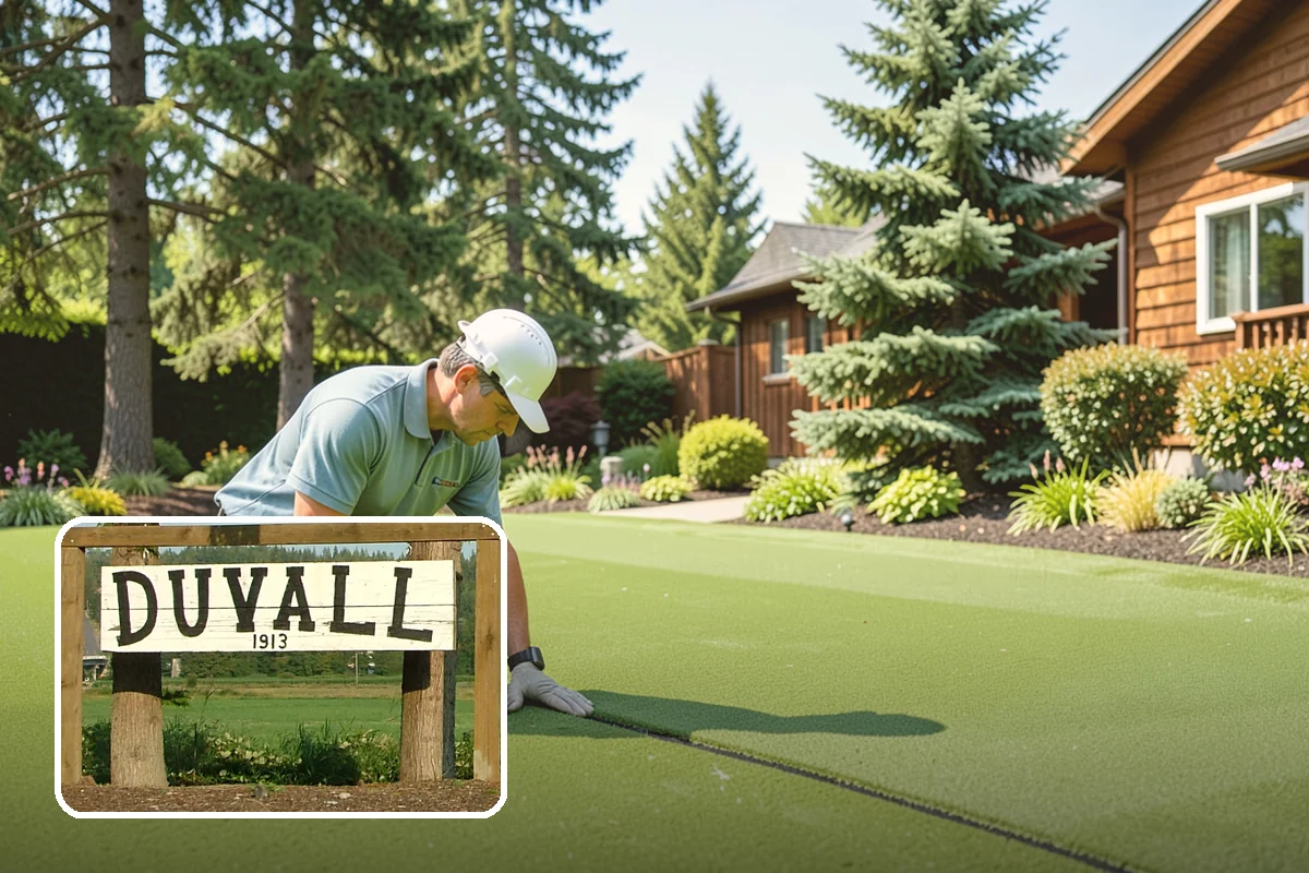 Commercial Artificial Turf in Duvall, King County, WA - Green grounds with no maintenance budget
