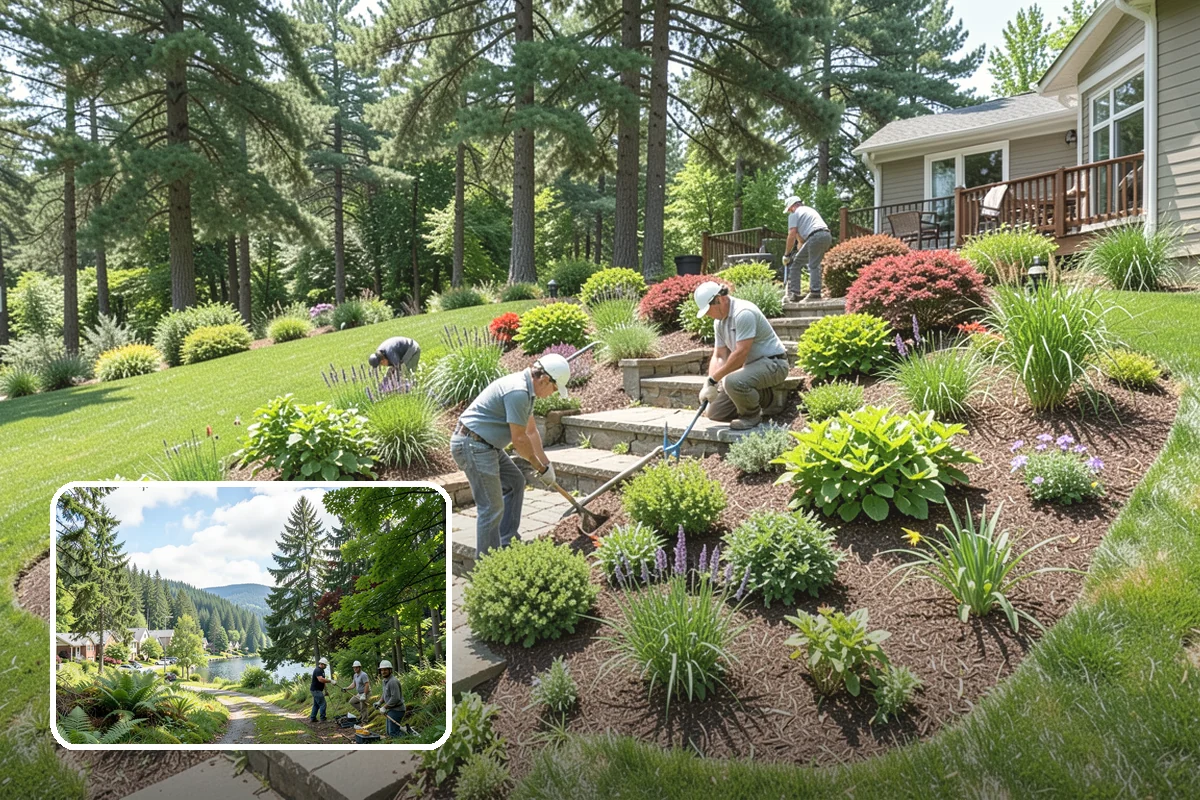 Commercial Artificial Turf in Lake Forest Park, King County, WA - Green grounds with no maintenance budget