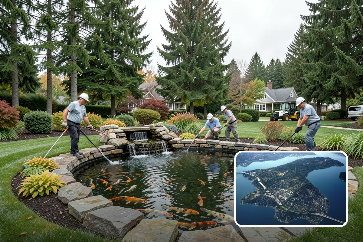Commercial Artificial Turf in Mercer Island, King County, WA - Green grounds with no maintenance budget